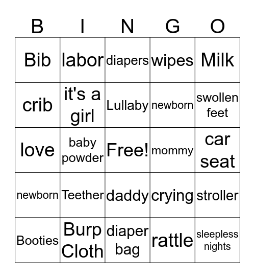 Briana Breshae is Coming Bingo Card