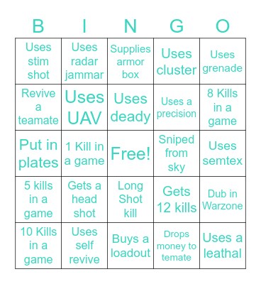 Rebirth Bingo! Bingo Card