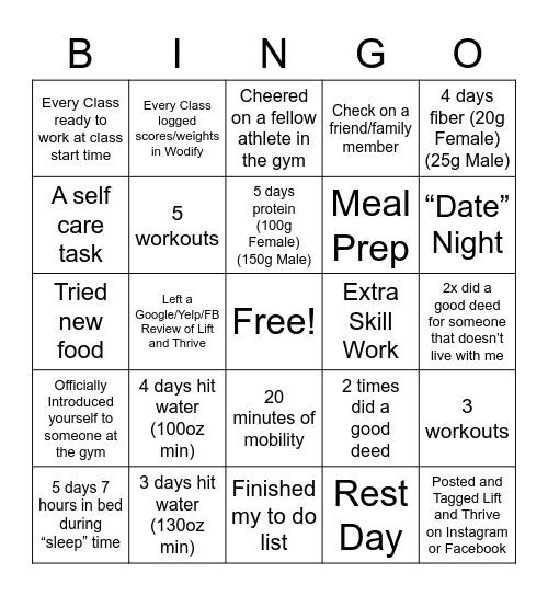 Adulting Bingo Card