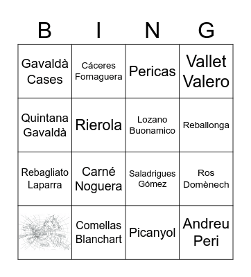 Viatges Pineta, pel temps i pel planeta Bingo Card