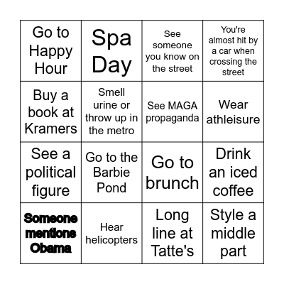Ilana's Birthday Bingo! Bingo Card