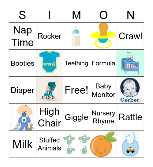 BB Simon Bingo 4 Bingo Card