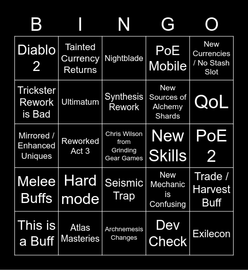 3.19 Bingo Memes Bingo Card