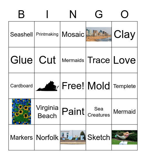 Virginia is for Everybody Bingo Card