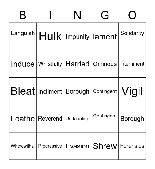 I AM ALFONSO JONES Bingo Card