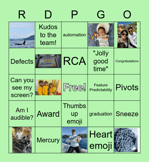 RDPGO PI4 I&A Bingo Card