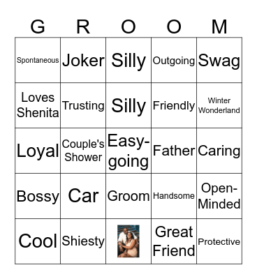 Shenita and John Couple's Shower Bingo Card