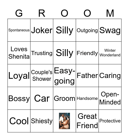 Shenita and John Couple's Shower Bingo Card