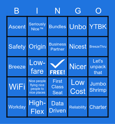 BREEZE BINGO Card
