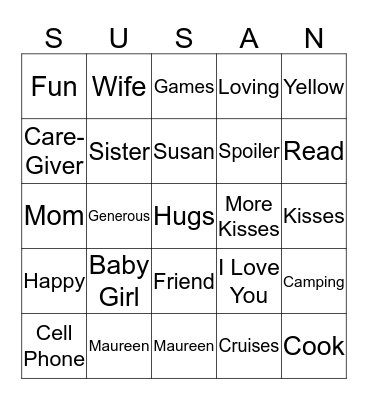 Birthday Party Bingo! Bingo Card