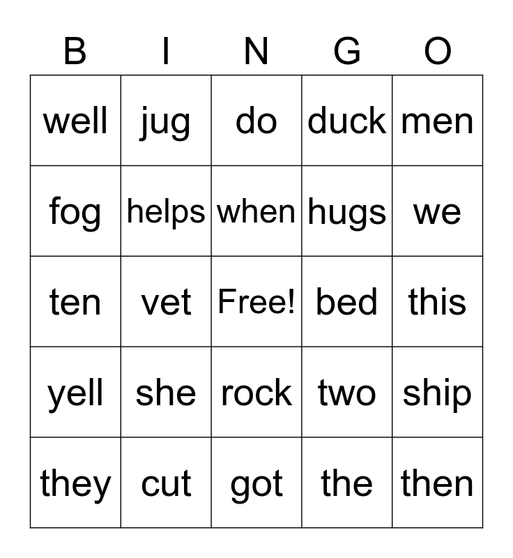 Units 4-6 Review Bingo Card