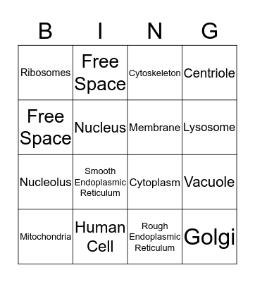 Cell Bingo Card