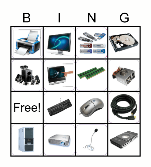 hardware bingo Card