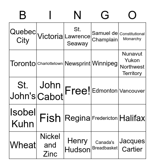 History Chapter Three Test: 2 Bingo Card