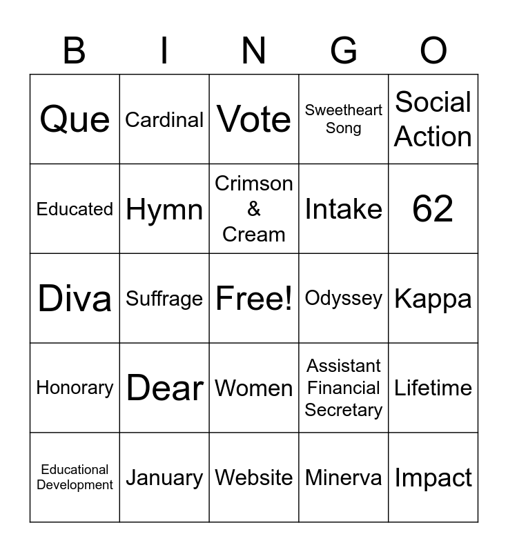 d-e-l-t-a-bingo-card