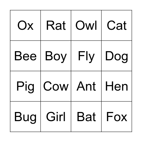 * Autumn's 7th Birthday * Bingo Card
