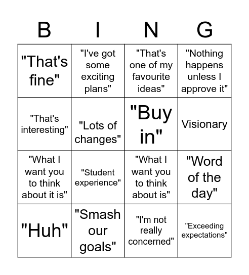 Akif's bingo Card