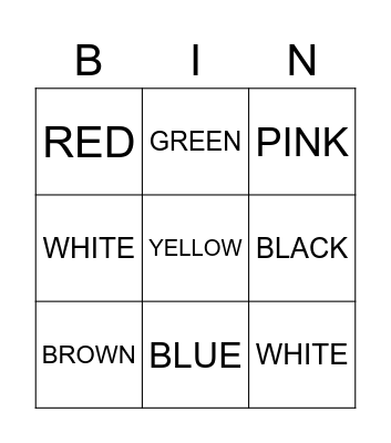 BINGO TIME!!! Bingo Card