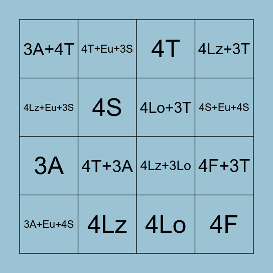 FS elements 22/23 bingo Card