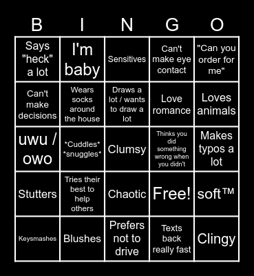 Related Bingo Cards