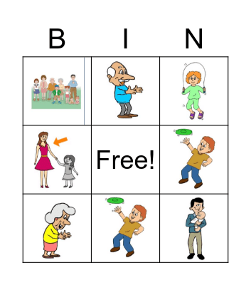 Family Bingo Card