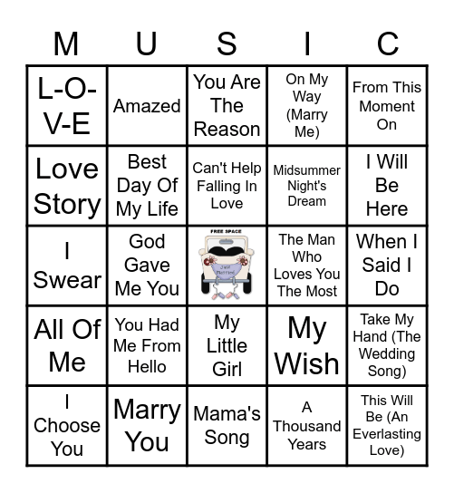 💍 WITH THIS RING 💍 Bingo Card