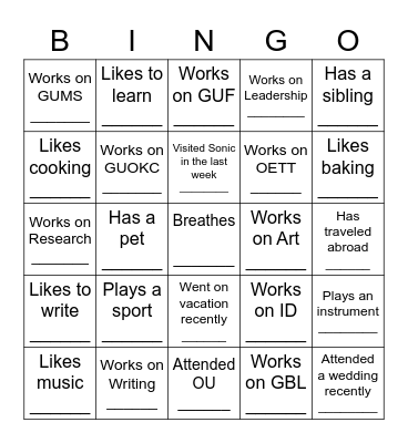 K20 All-Staff Bingo Card