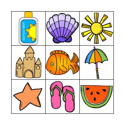 VERANO Bingo Card