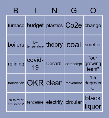 1 Year Birthday Bingo! Bingo Card