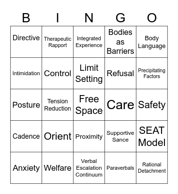 CPI BINGO Card