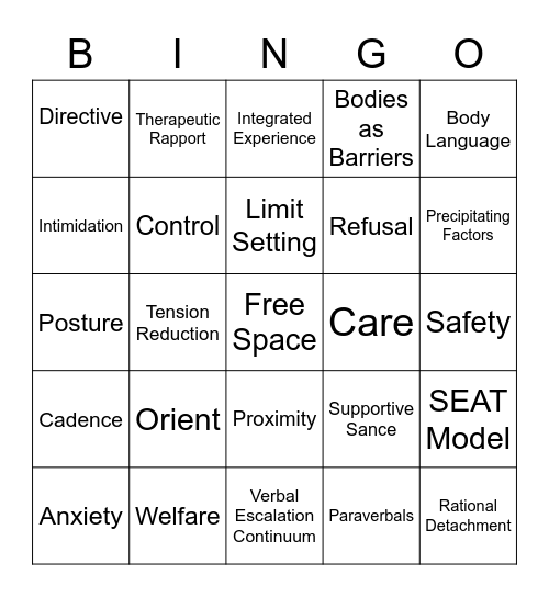 CPI BINGO Card