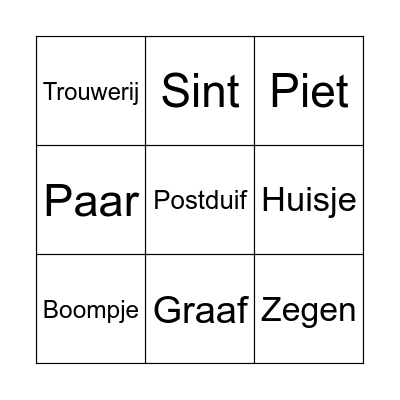 John en Judith 18-08-2022 Bingo Card