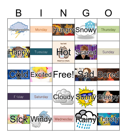 Review Bingo Card
