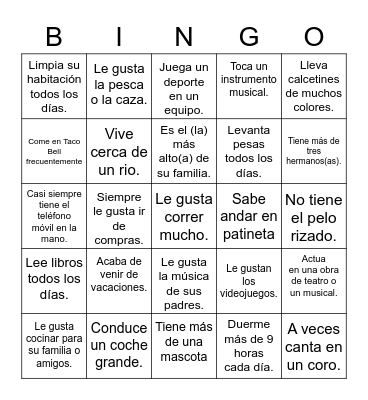 En Comu Bingo Card