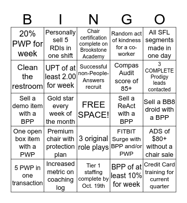 BRINGO!! Bingo Card