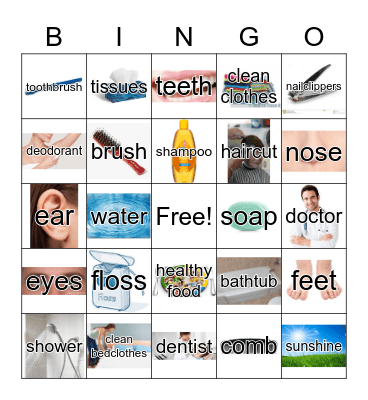 HYGIENE BINGO Card