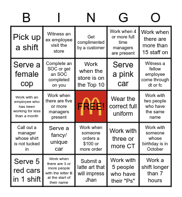 MPM Bingo! Bingo Card