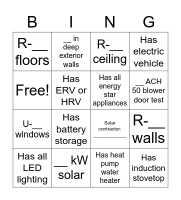 Go Zero Tour 2022 Bingo Card