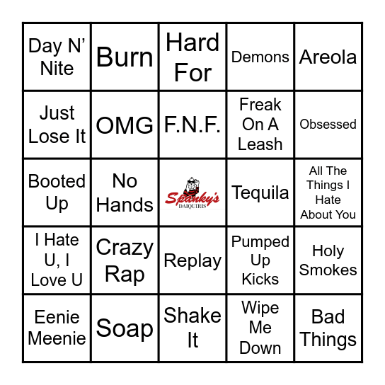 Spanky's Music Bingo            8/16/22 Bingo Card