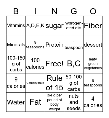 nutrition bingo - Welcome deposit casino bonus Also offers