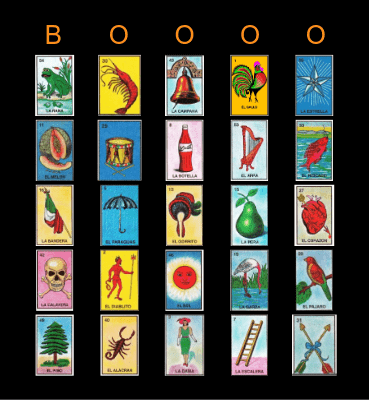 HAUNTED LOTERIA Bingo Card