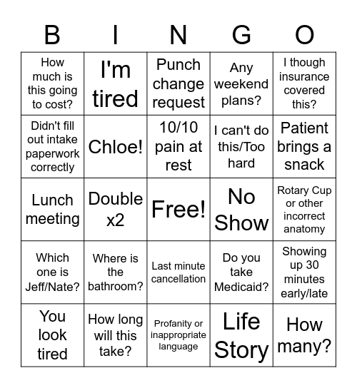 Apex Bingo Card