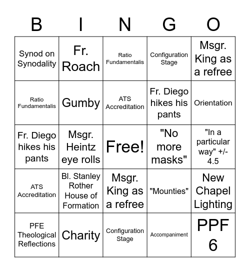 Mount Summit 2022 BINGO Card