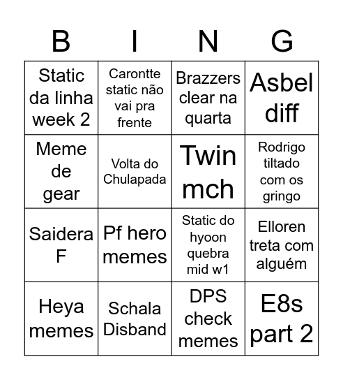 Abyssos memes Bingo Card