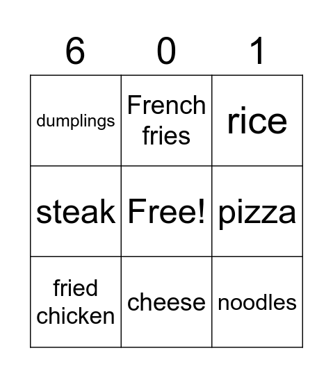 U2 I Could Eat a Horse! Bingo Card