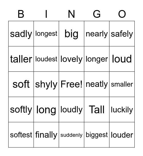 BINGO week 5 Bingo Card