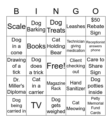 Waiting Room Bingo! Bingo Card