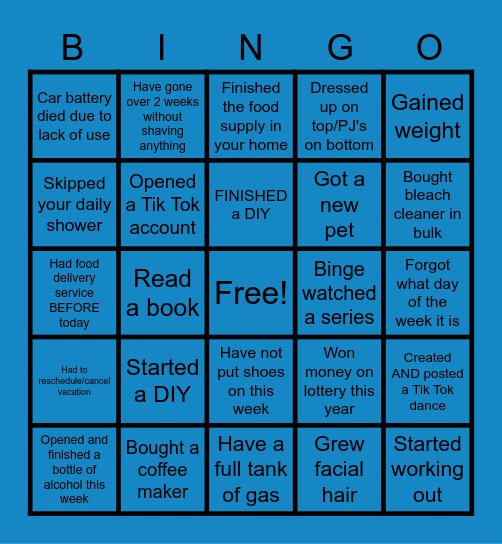 BAD ASS CSR BINGO Card