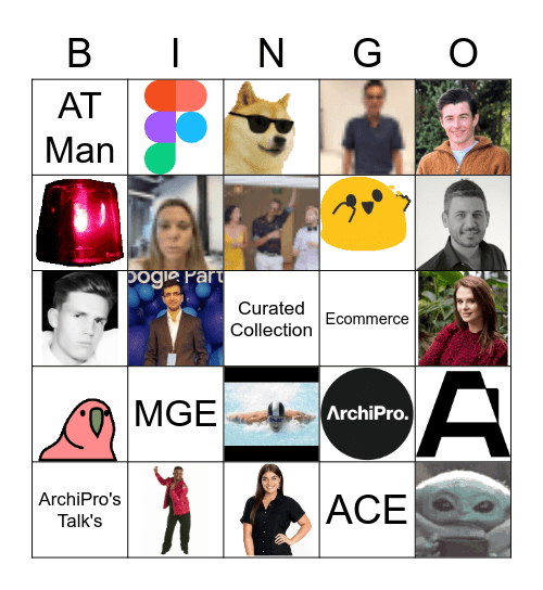 ArchiPro Bingo Card