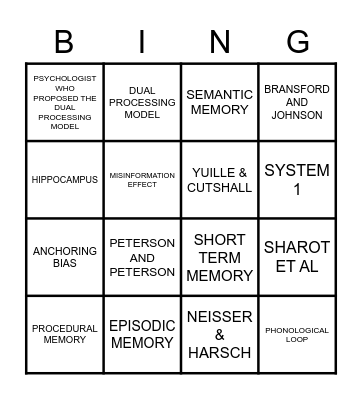 2022 COGNITIVE APPROACH Bingo Card